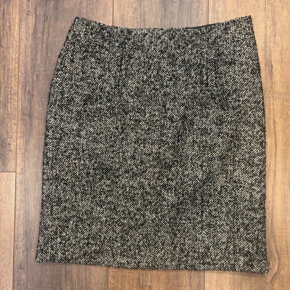 Coldwater Creek Dresses & Skirts - Coldwater Creek VTG Womens Tweed Shimmery Pencil Skirt P12 Academia Preppy Goth